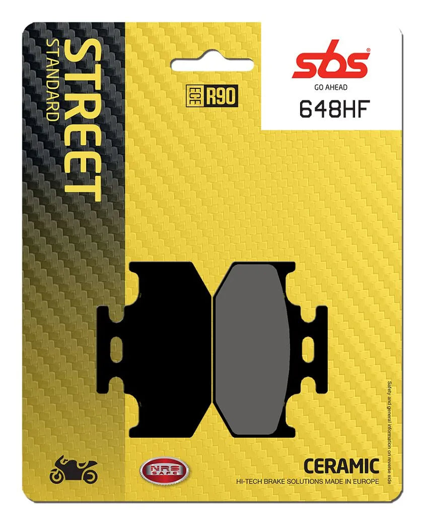 Sbs Hf Street Ceramic Organic Brake Pads Set - Rear