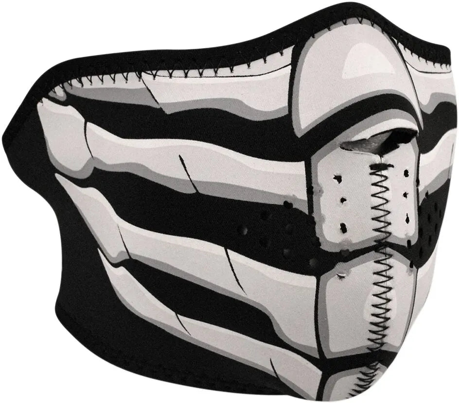 Zan Headgear Bonebreath Half Mask Glow-in-the-Dark