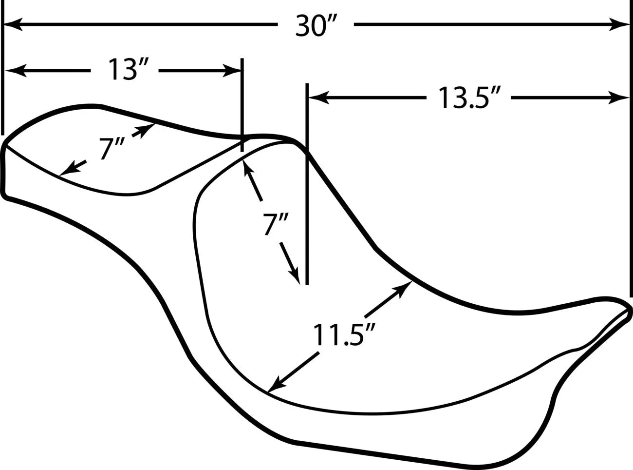 Drag Specialties Predator Iii Seat - For Harley Davidson