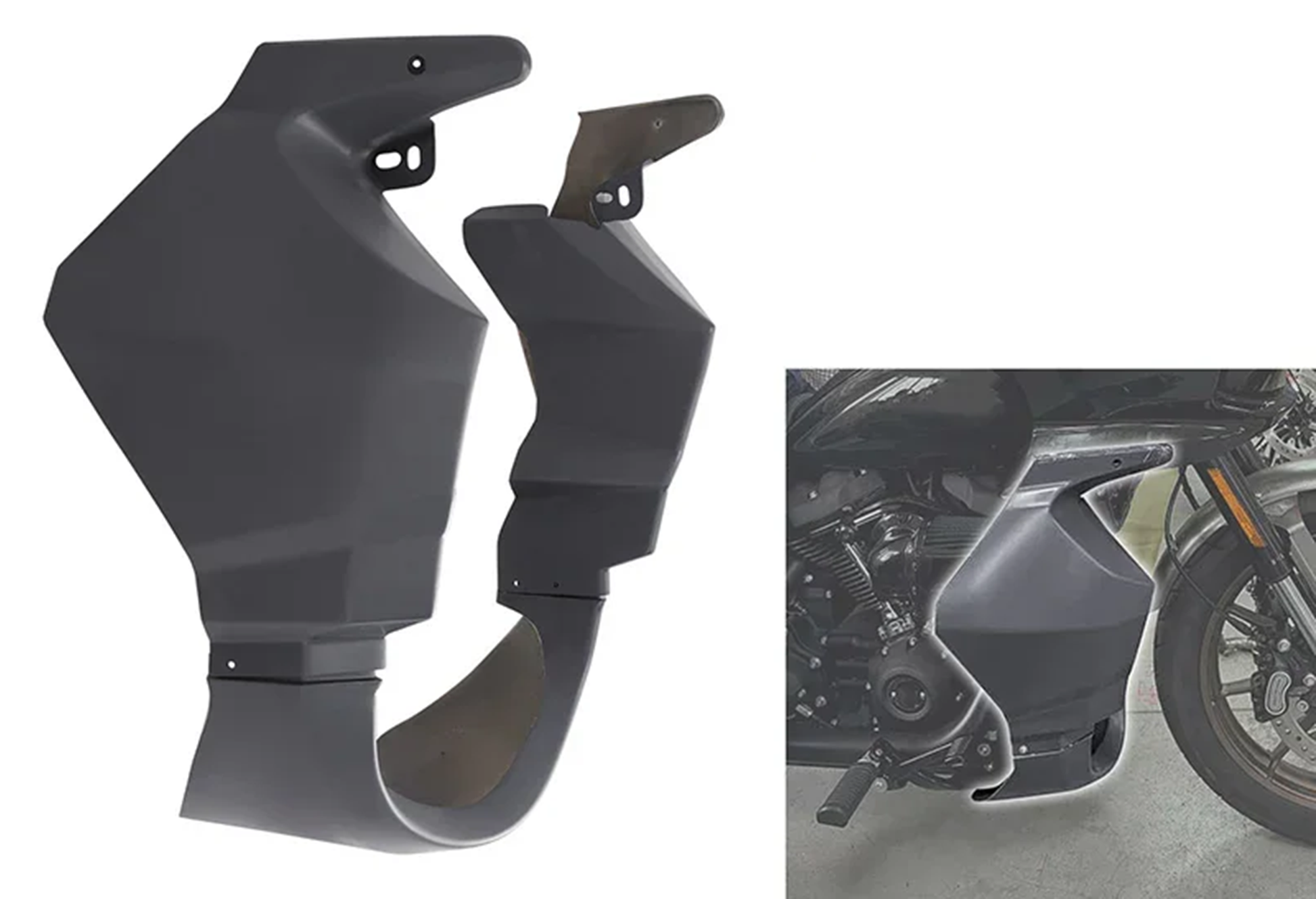 Zodiac St Style Fairing for FXLRST & FXRST – Windshield