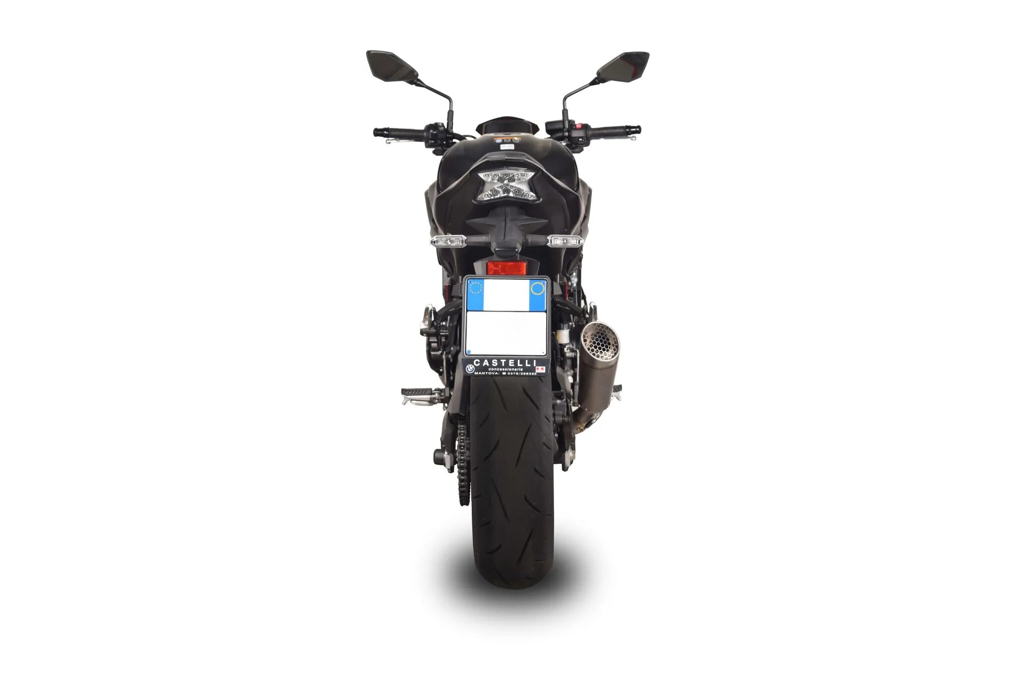 Spark Grid-o Slip-on Muffler Titanium - ECE Street Legal Approved