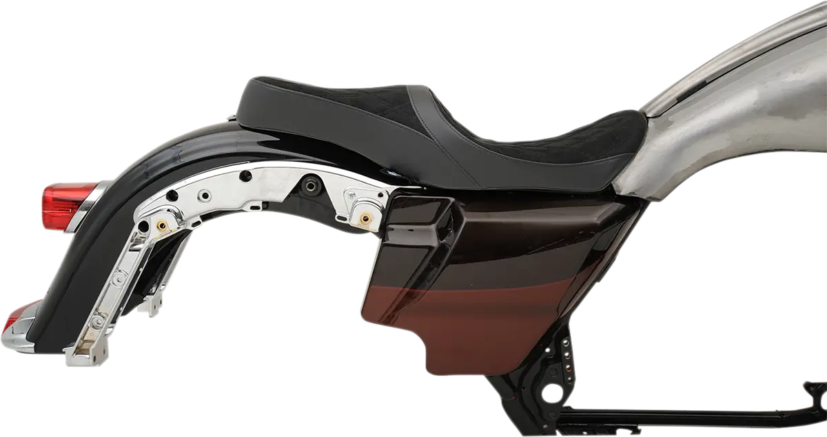 Drag Specialties Low Profile Touring Seat - For Harley Davidson