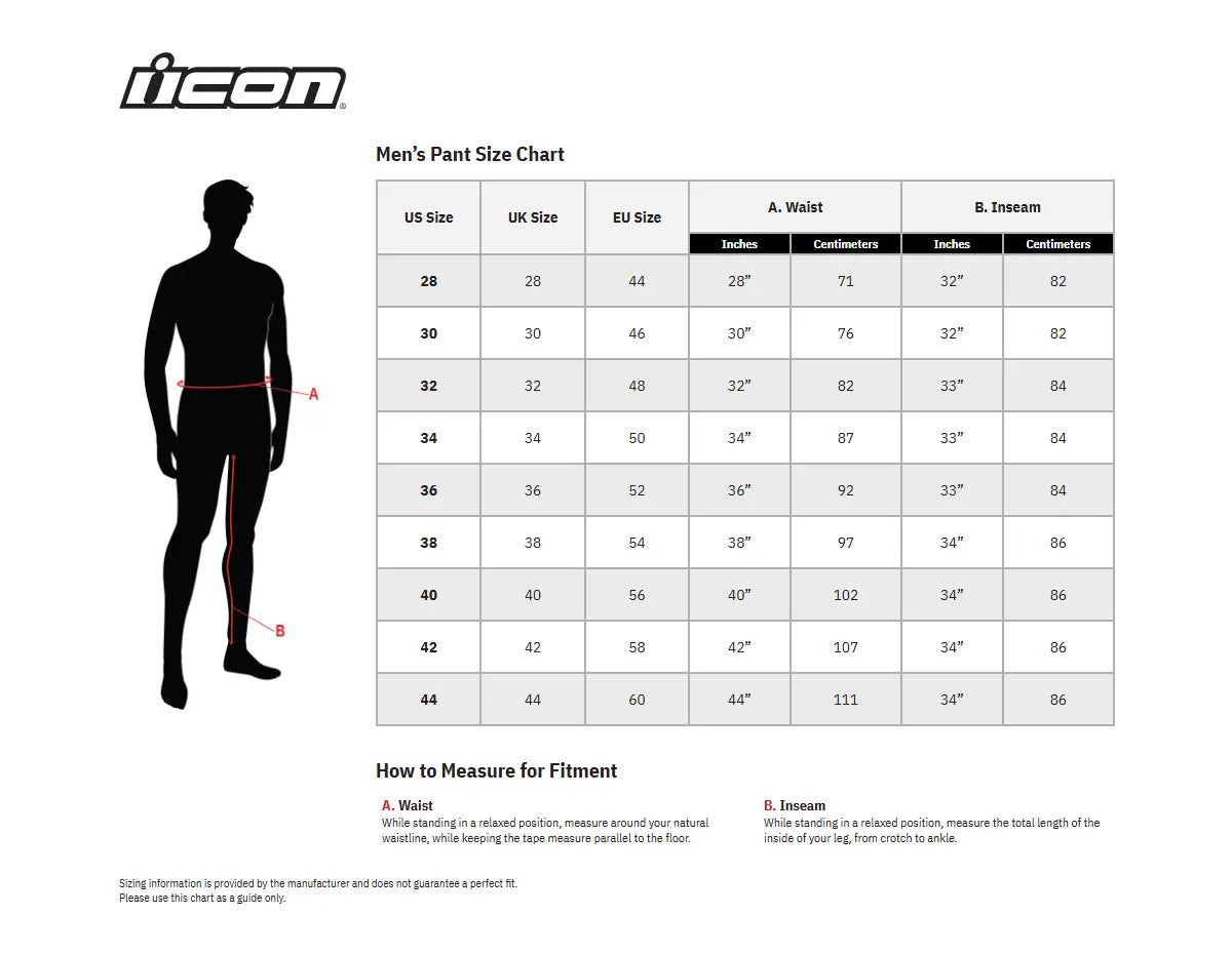 Icon Superduty3™ Pants For Motorcycle Riding - Black