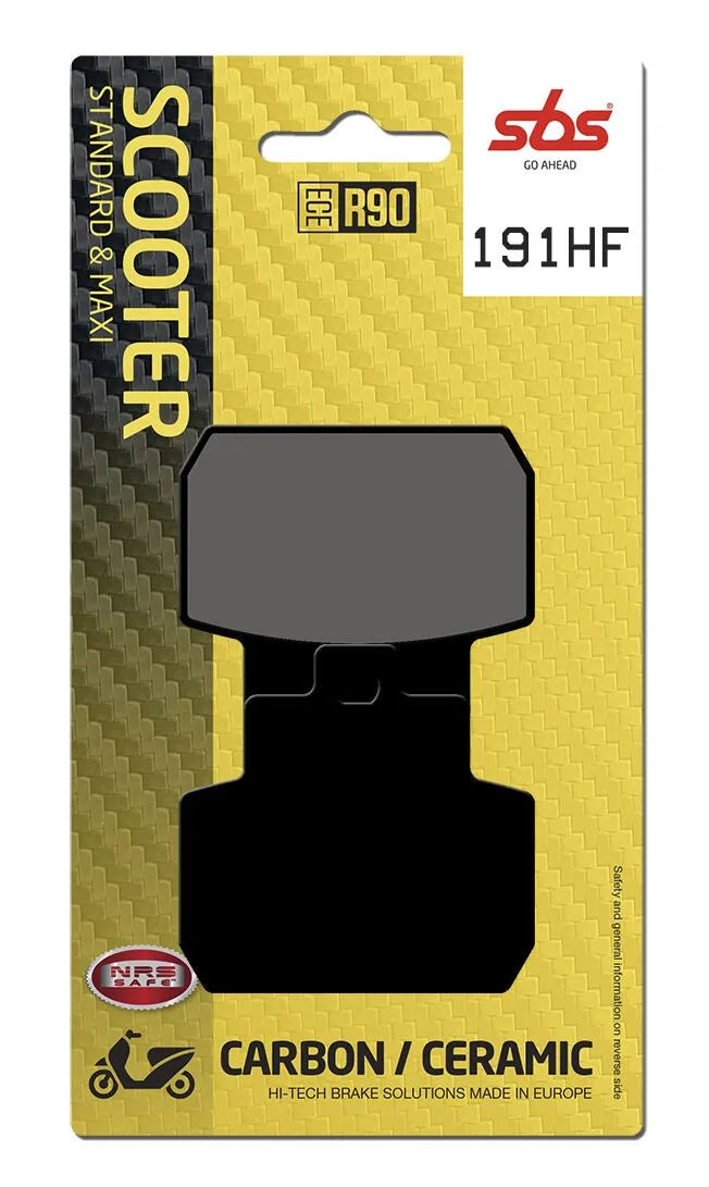 Sbs Hf Street Ceramic Organic Brake Pads Set - Rear