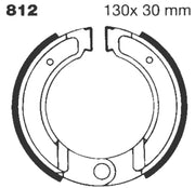 Ebc "G" Grooved Brake Shoe - Front & Rear