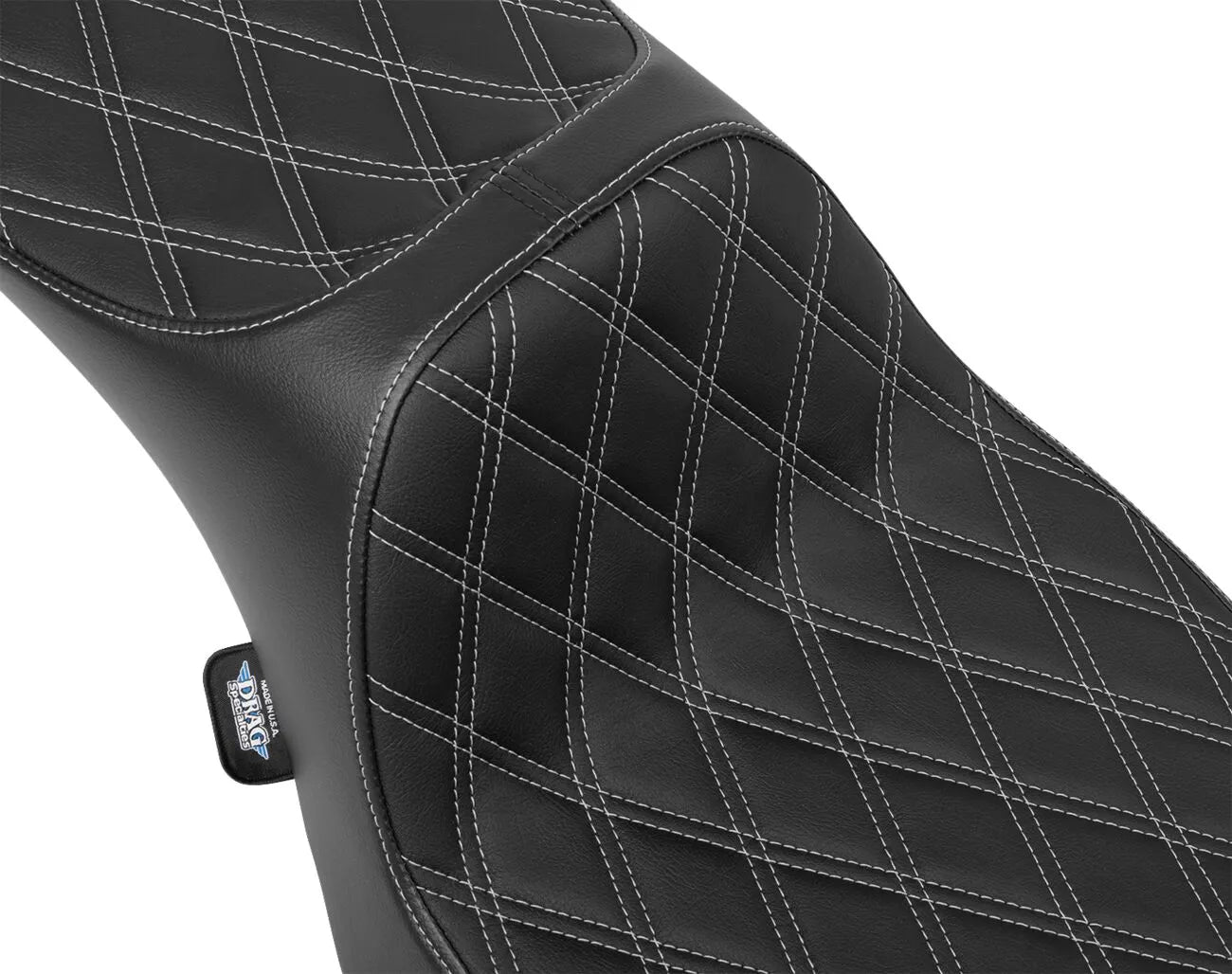 2-Up Drag Specialties Extended Reach Predator Iii Seat - For Harley Davidson