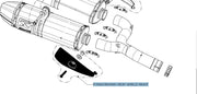 Akrapovic Heat Shield For Aftermarket Exhausts