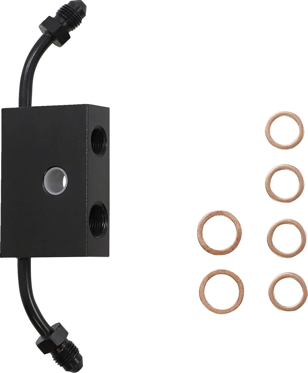 La Choppers Midnight Braided Handlebar Cable/Brake Line Kit