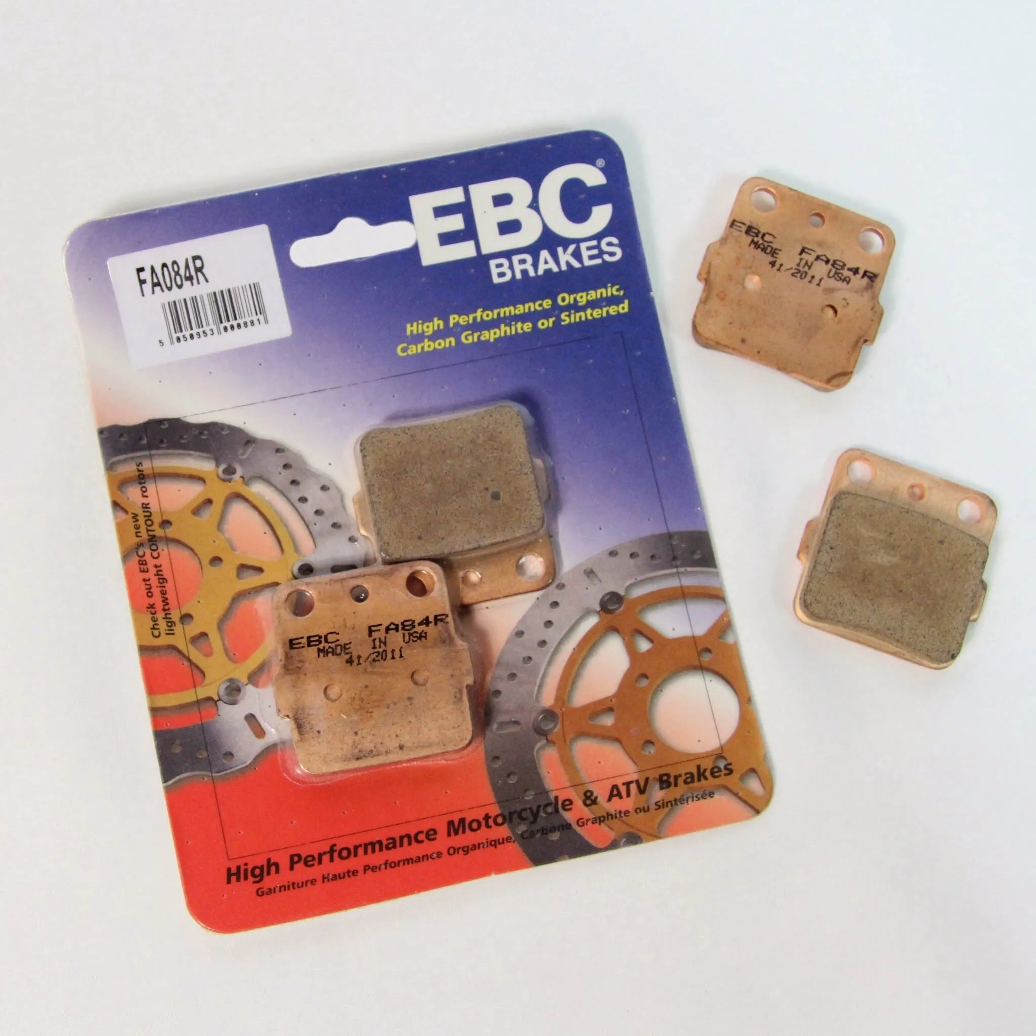 Ebc R Series Sintered Brake Pads For Atv - Front