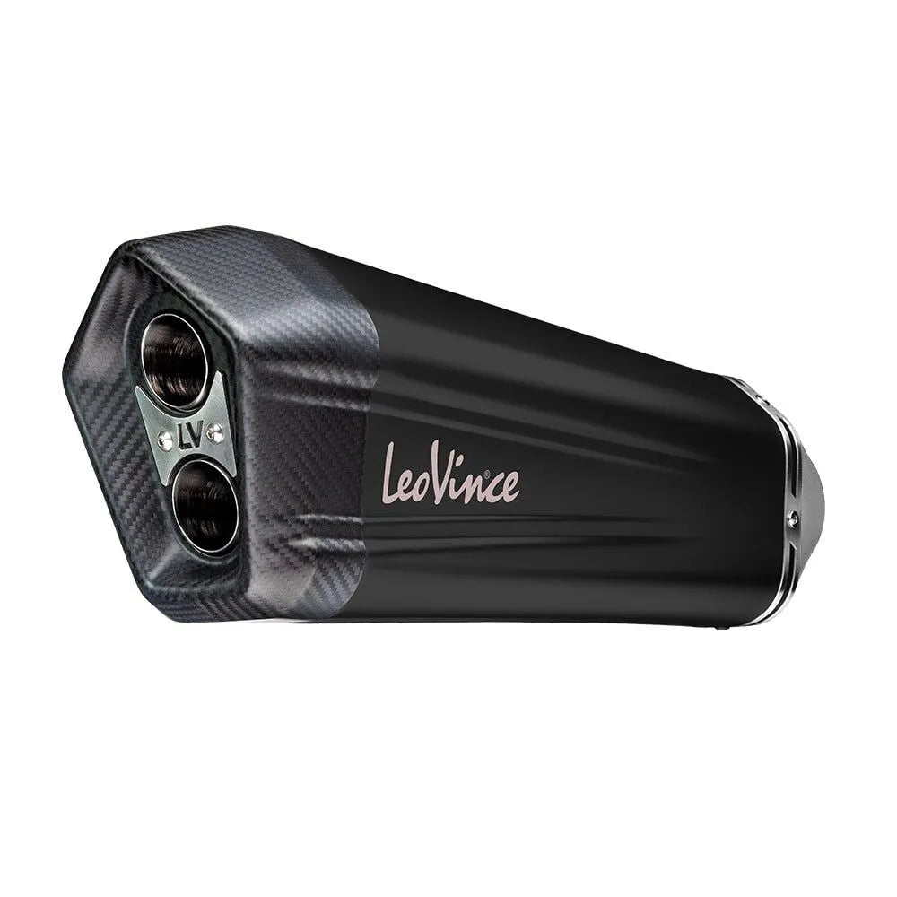 Leovince Lv-12 Black Edition Slip-on Muffler - ECE Street Legal Approved