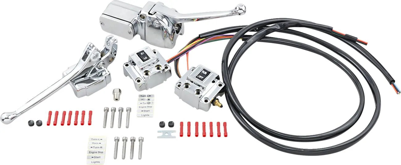 Drag Specialties Handlebar Control Kit - Chrome
