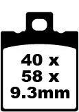 Ebc Fa Series Organic Brake Pads - Rear