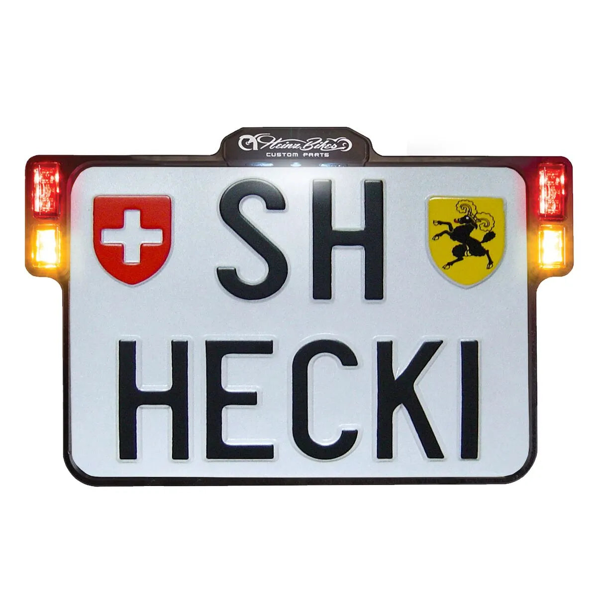 Heinz Bikes All-in-one 2.0 License Plate Holder - Chrome