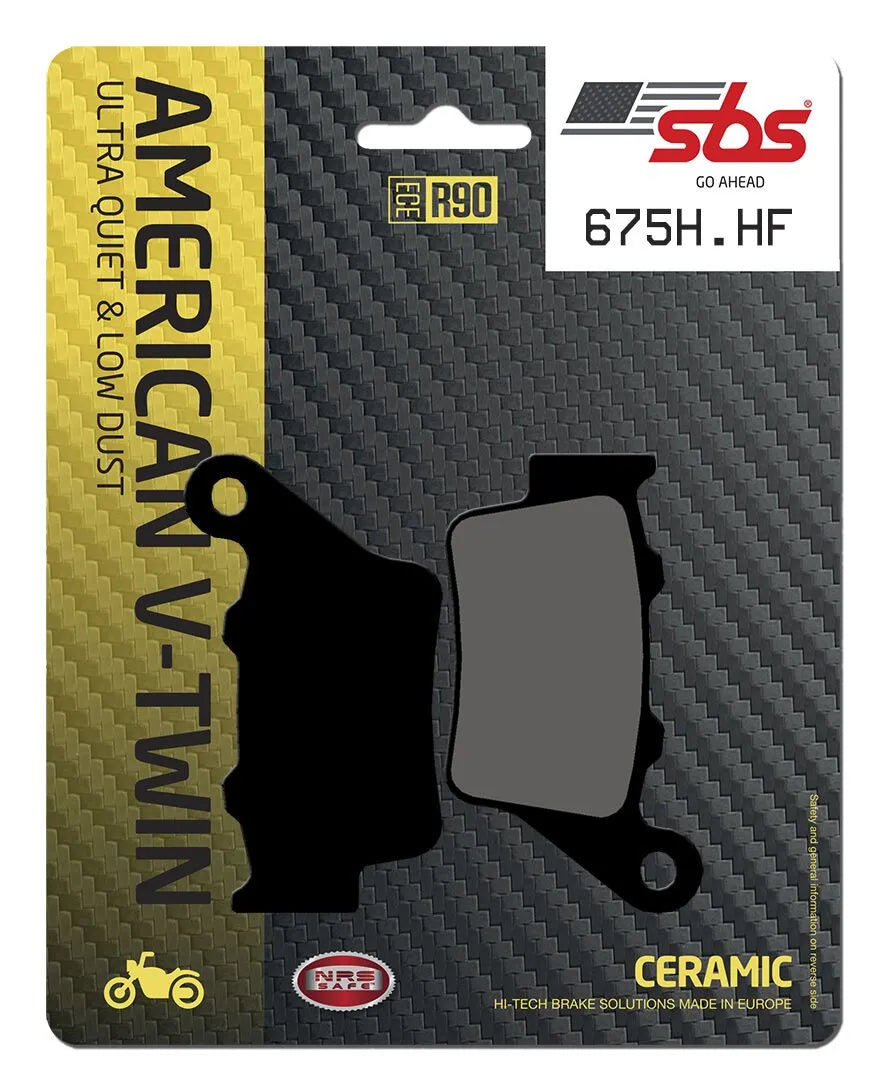 Sbs Hf Street Ceramic Organic Brake Pads - Rear