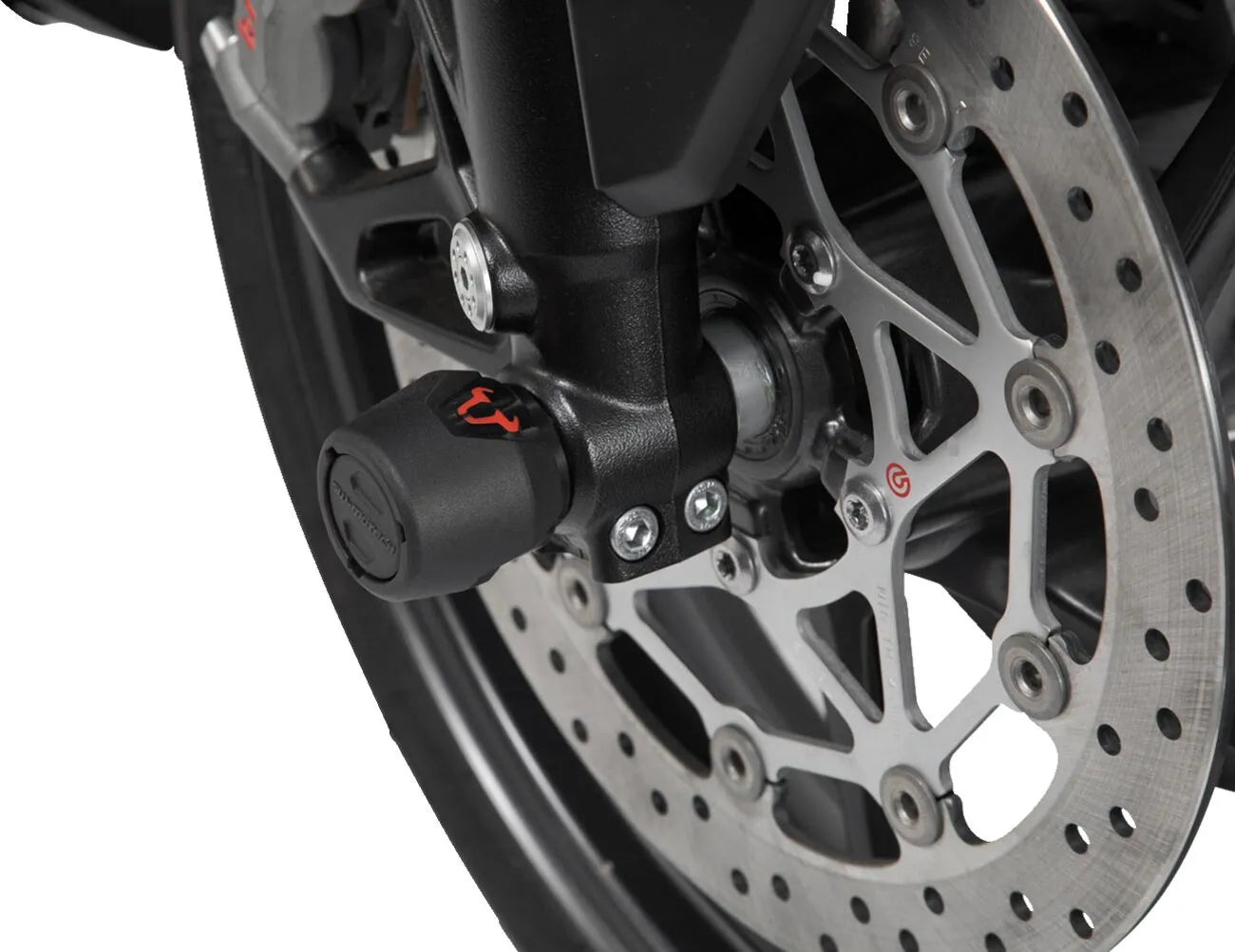 Sw-motech Front Axle Slider - Enhanced Protection