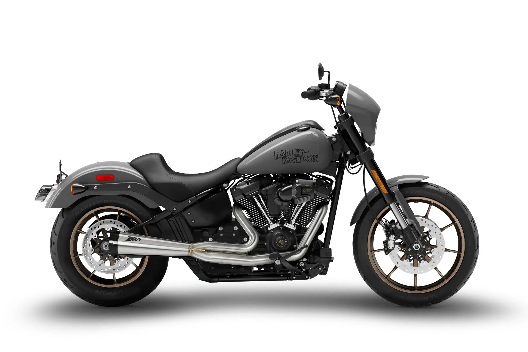 Zard 2:1 Full Exhaust System For H-d Softails - ECE Street Legal & Approved - ECE Street Legal Approved