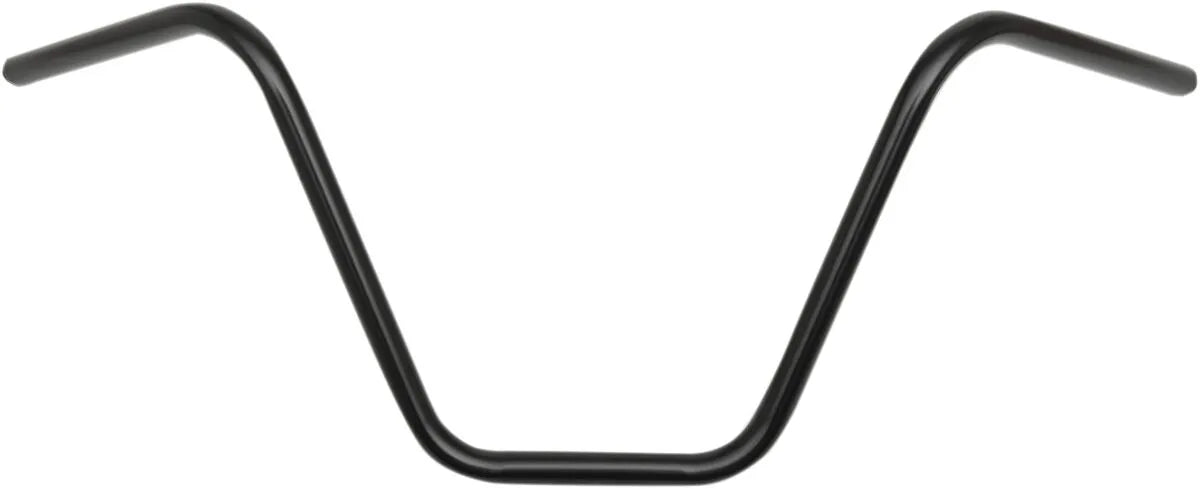Emgo 7/8" Chopper Handlebar - Black Satin Steel