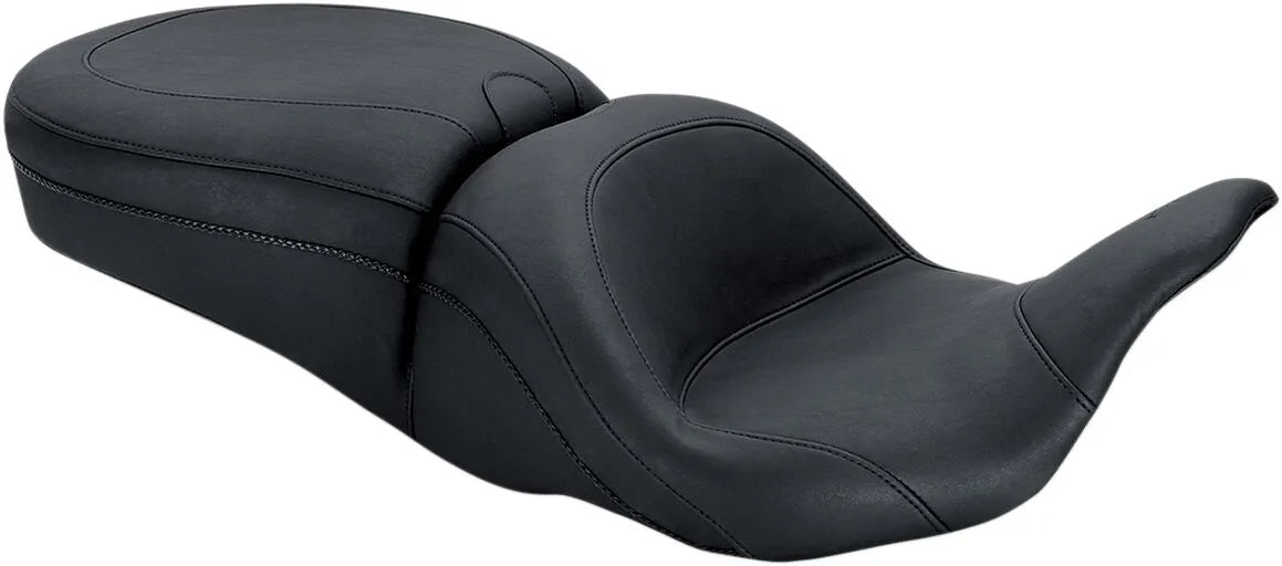 Mustang Lowdown 2-up Seat - For Harley Davidson