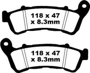 Ebc Sfa-hh Series Sintered Brake Pads For Scooters - Front