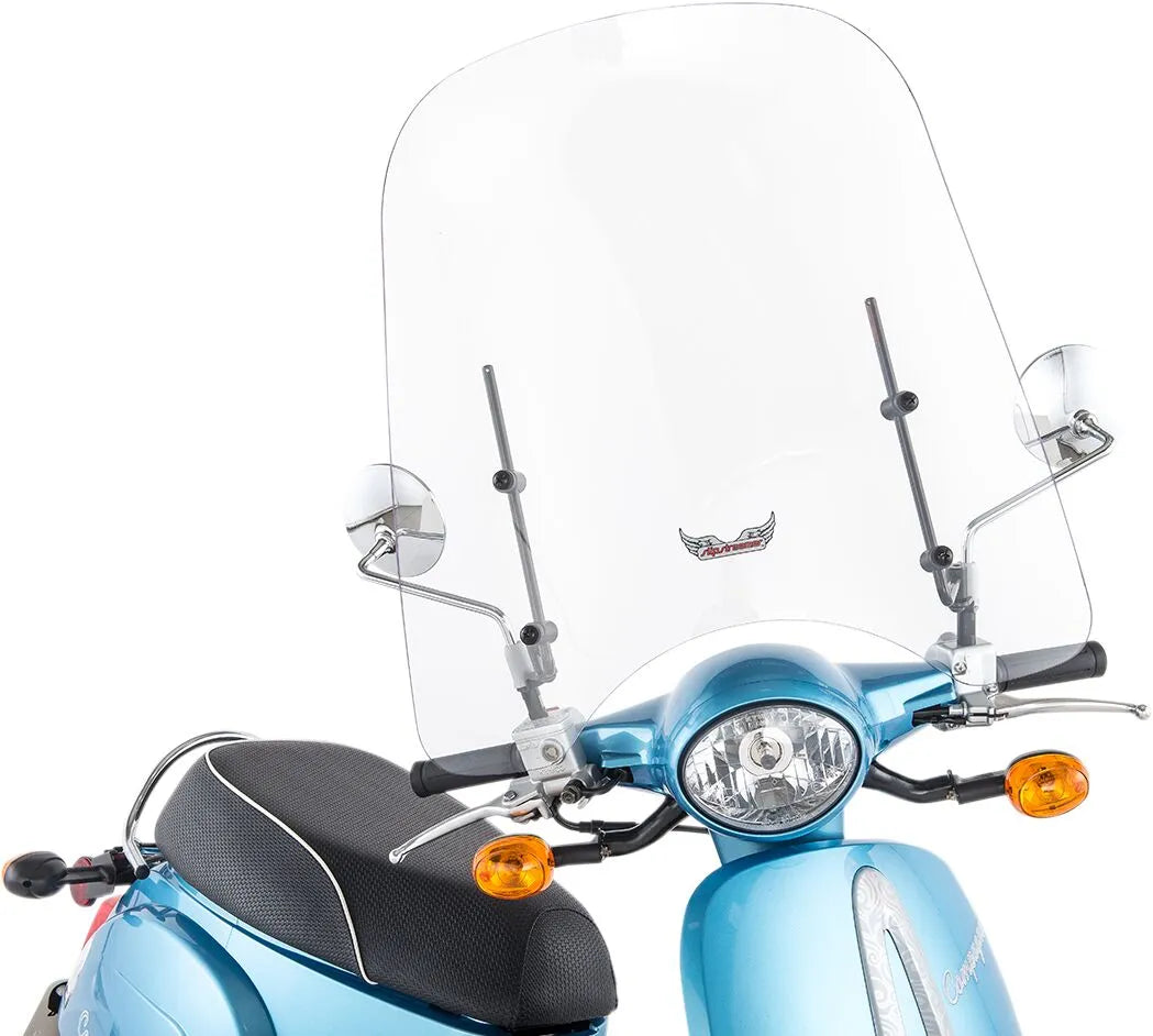 Slipstreamer Scoot Windshield - Clear Scooter Windshield