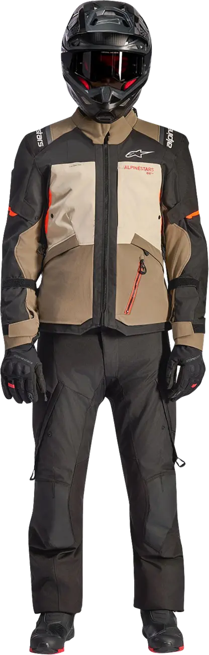 Alpinestars Andes V4 Drystar® All Weather Jacket - Black/Brown/Orange/White