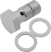 Drag Specialties Universal Chrome Steel Banjo Bolt