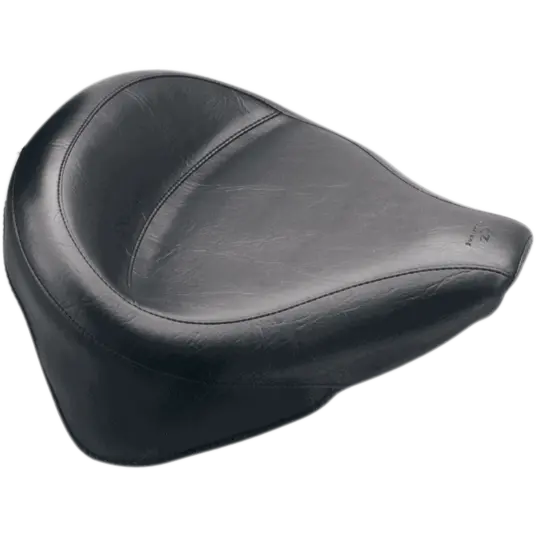 Mustang Wide Vintage Solo Seat - For Harley Davidson