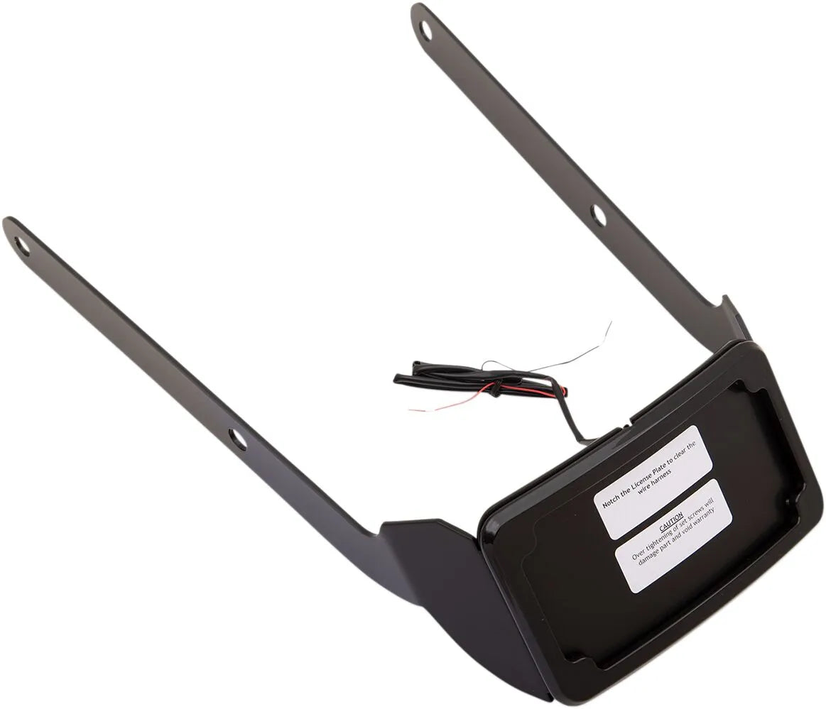 Cycle Visions Curved License Plate Mount With Frame