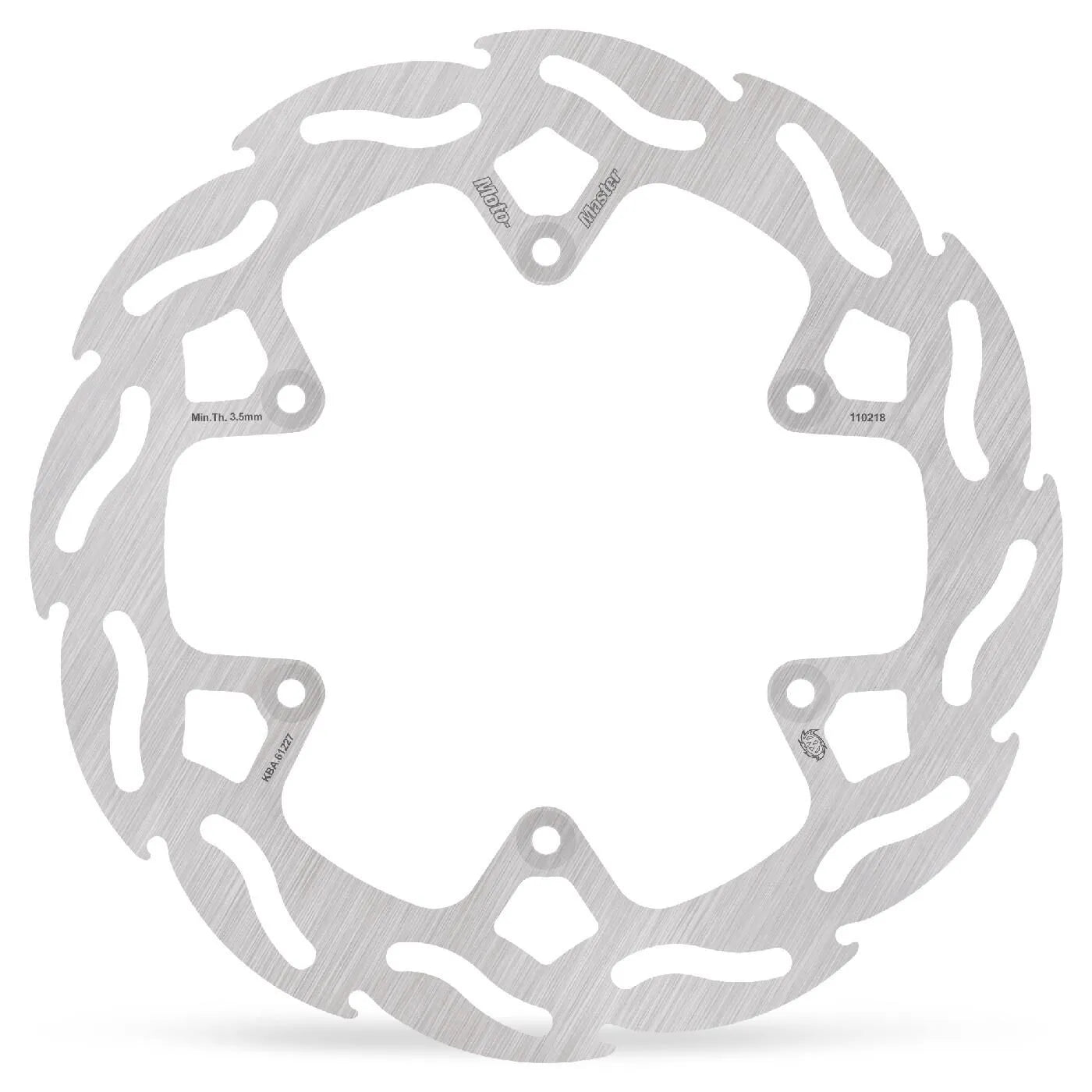 Moto-master Flame Series Fixed Brake Rotor - Rear