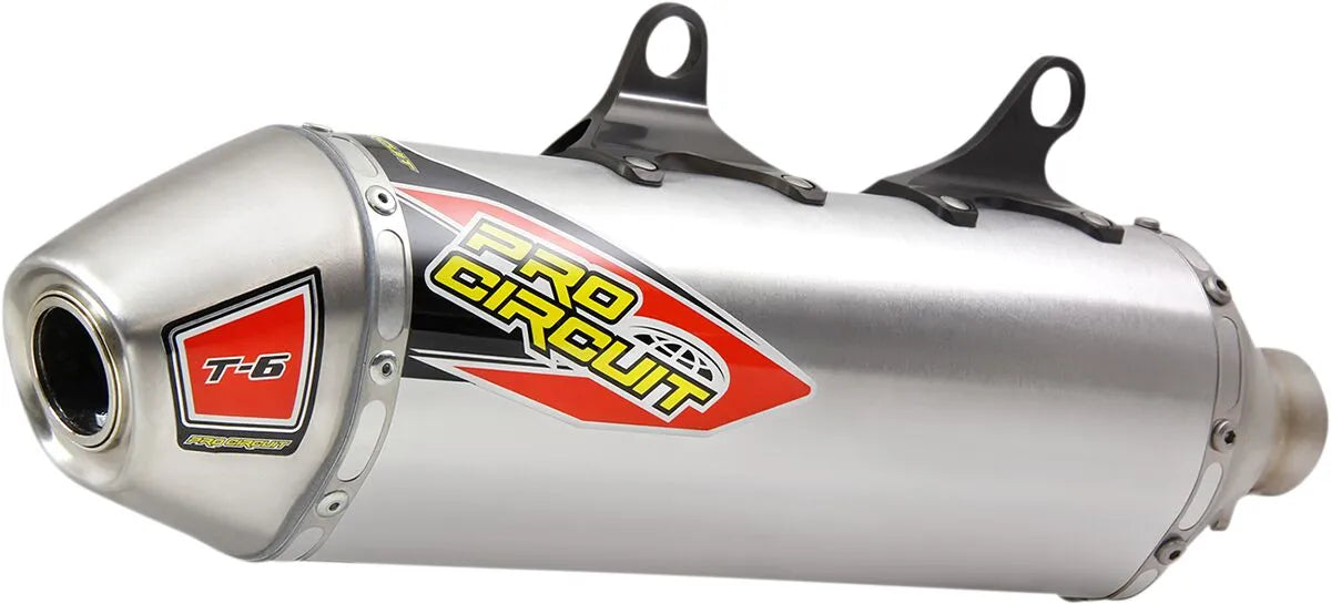 Pro Circuit T-6 Muffler Stainless Steel Slip-on