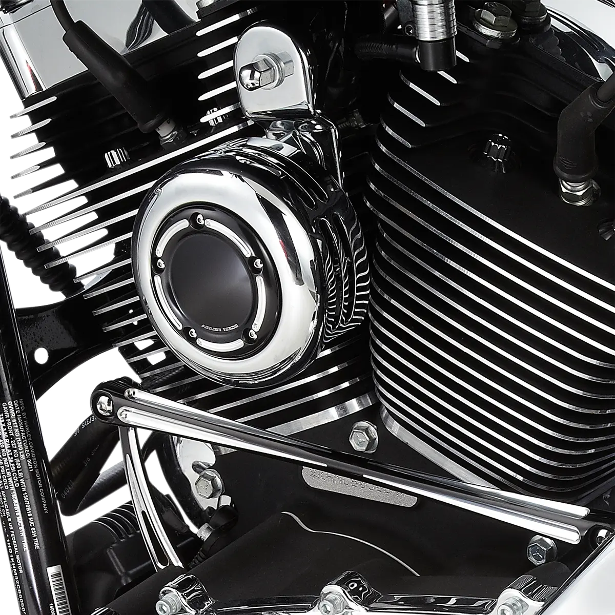 Arlen Ness Horn Cover - Chrome Steel