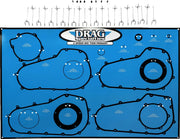 Drag Specialties Gasket/Seal O-Ring Display Board for 6-Speed