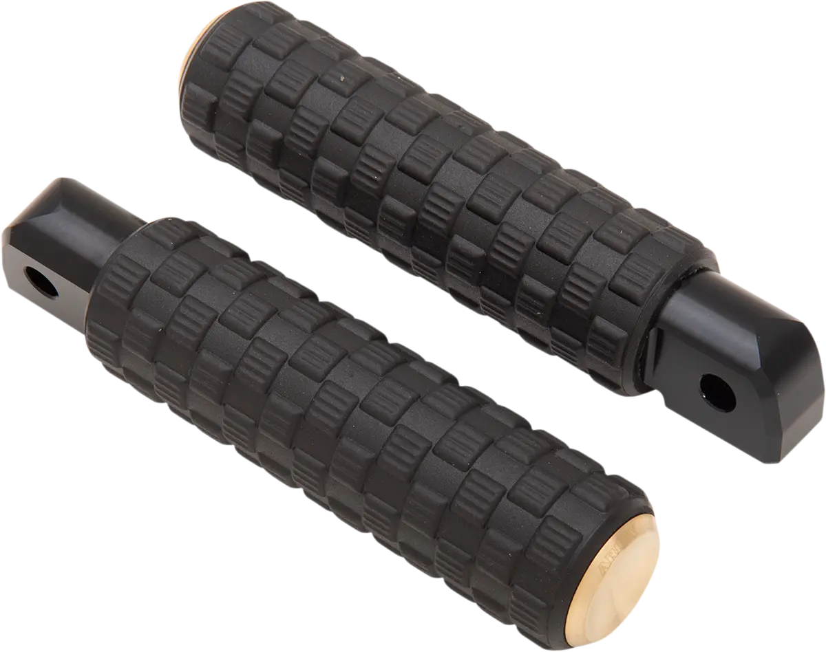 Arlen Ness Airtrax Foot Pegs - Black/brass