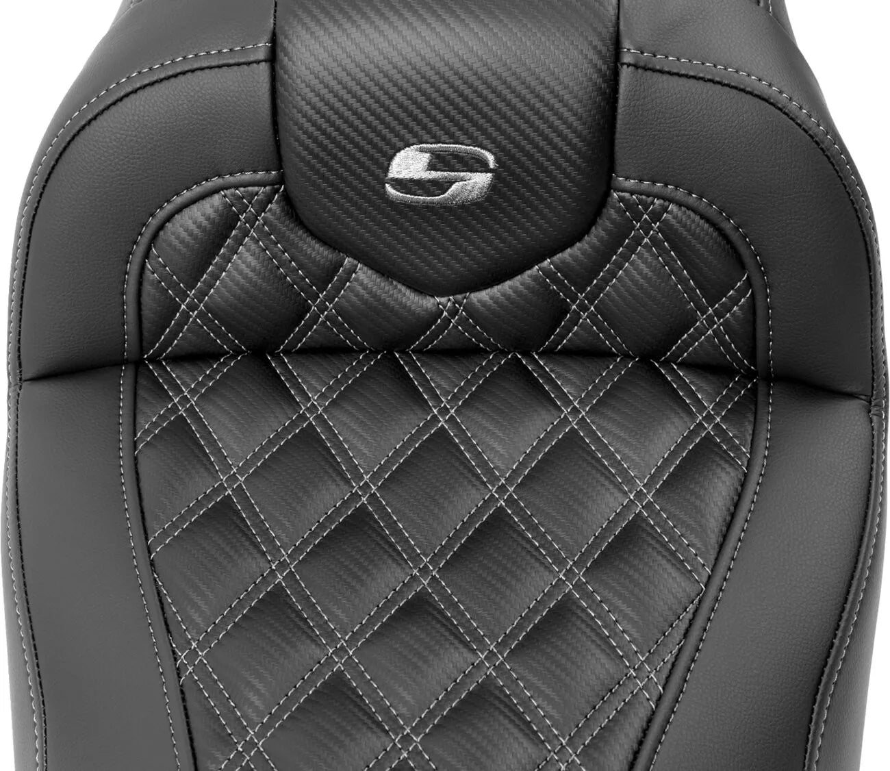 Saddlemen Roadsofa Lattice Stitch Seat - For Harley Davidson