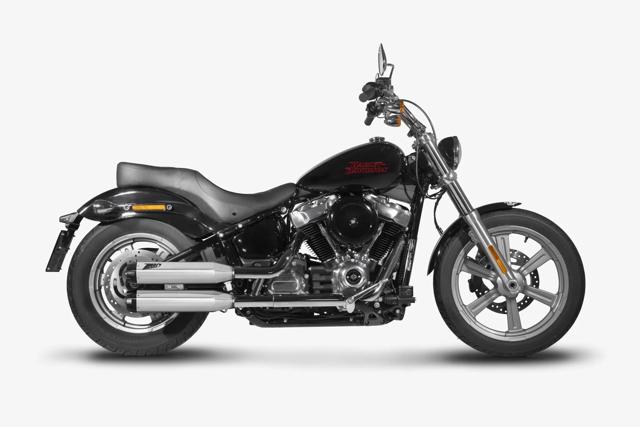 Zard Overlapped Slip-ons Muffler For Hd-softail M8 - ECE Street Legal Approved