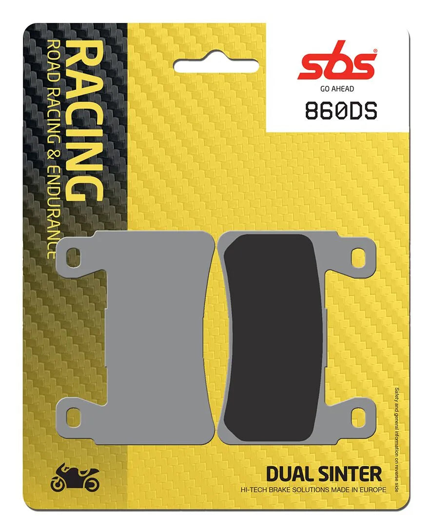 Sbs Ds Racing Dual Sintered Brake Pads - Front