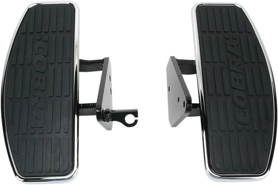 Cobra Classic Floorboard Kit - Black/chrome