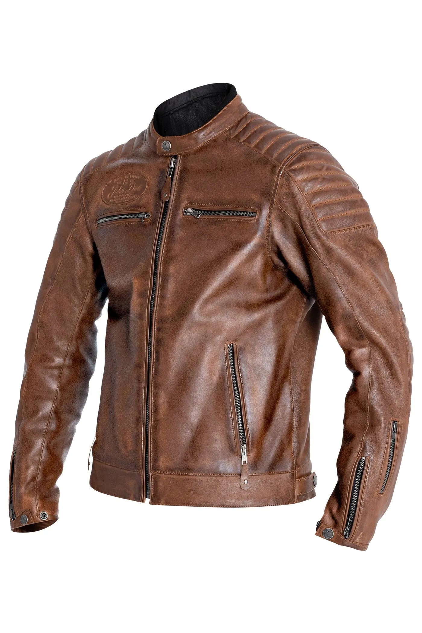 John Doe Dexter Leather Jacket - Brown