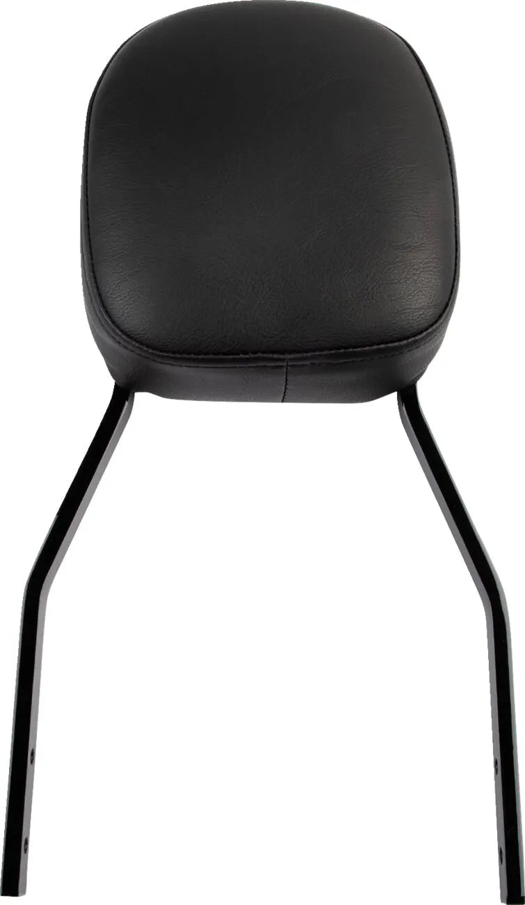 Cobra Square Sissy Bar - Black Steel