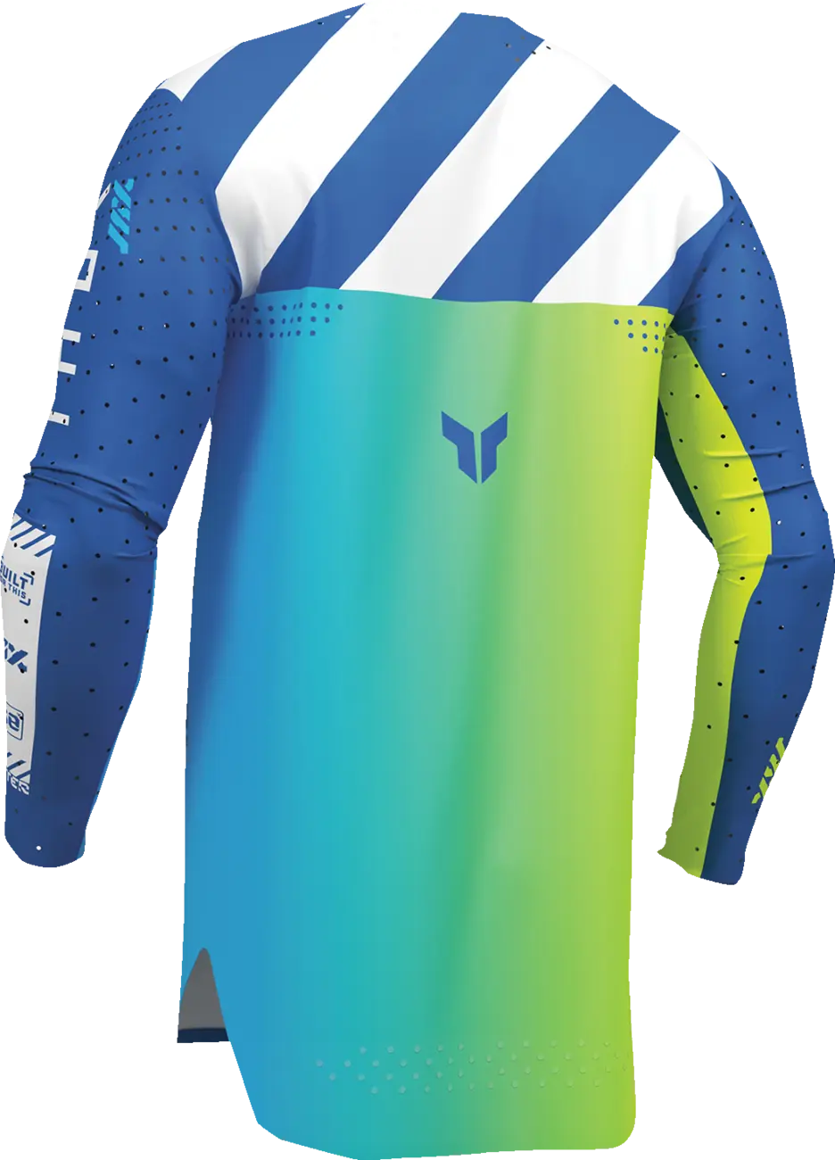 Thor Youth Sportmode Synth Jersey - Blue/Yellow/White