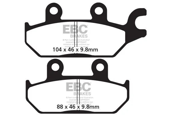 Ebc Tt Sport Carbon Fusion Brake Pads