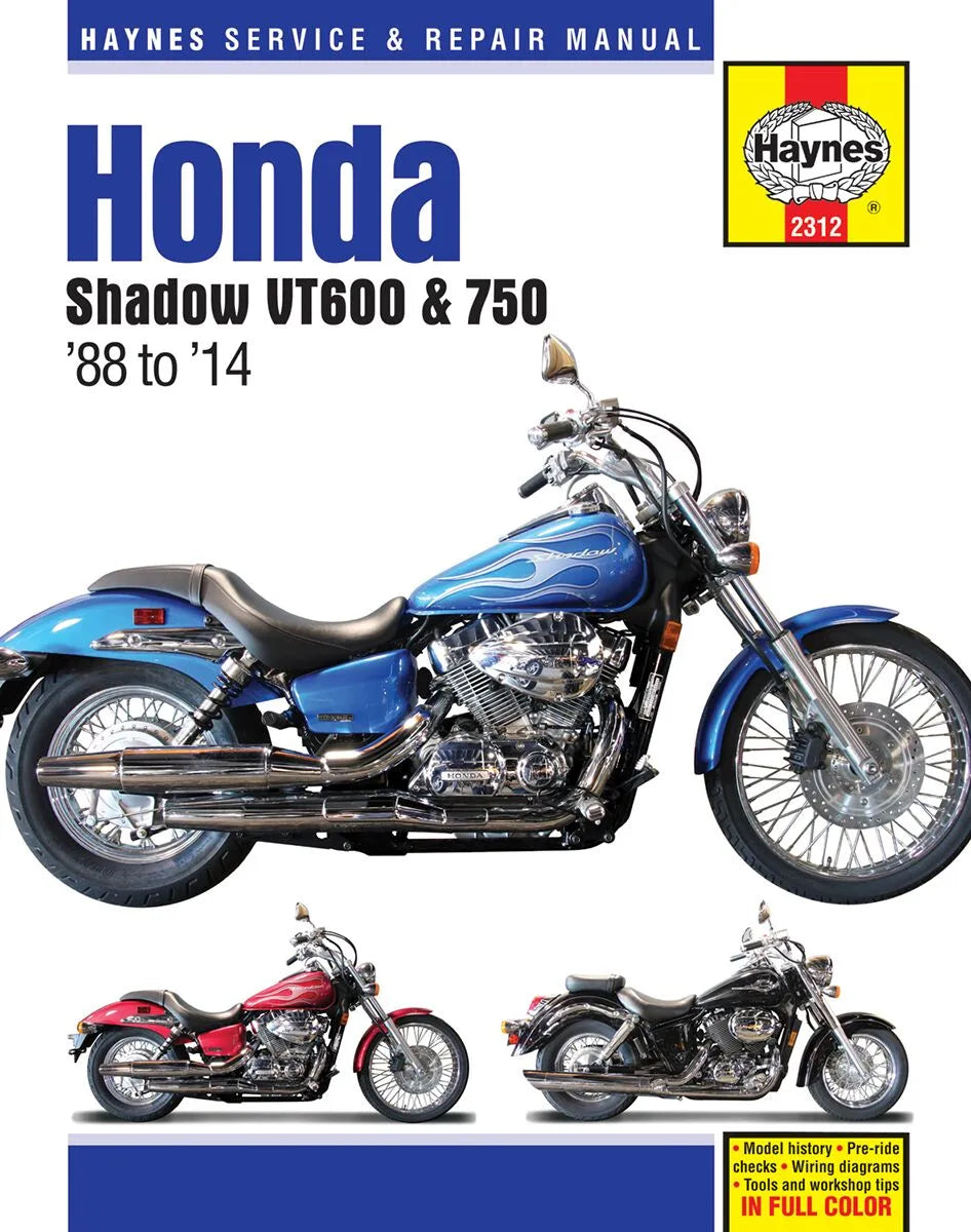 Haynes Repair Manual for Honda VT600 VT750 1988-2019