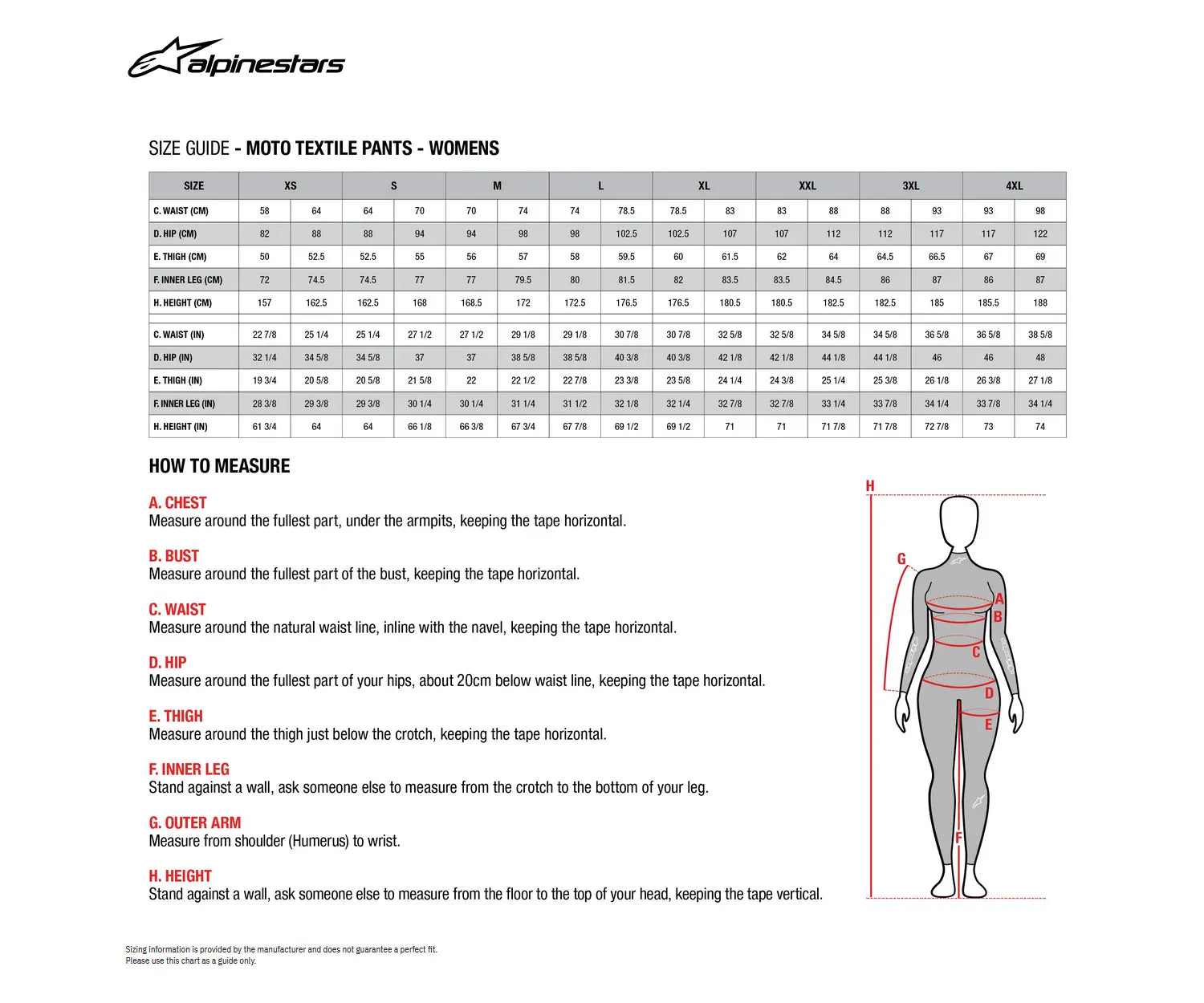 Alpinestars Stella Andes V4 Drystar Women's Motorcycle Pants - Black