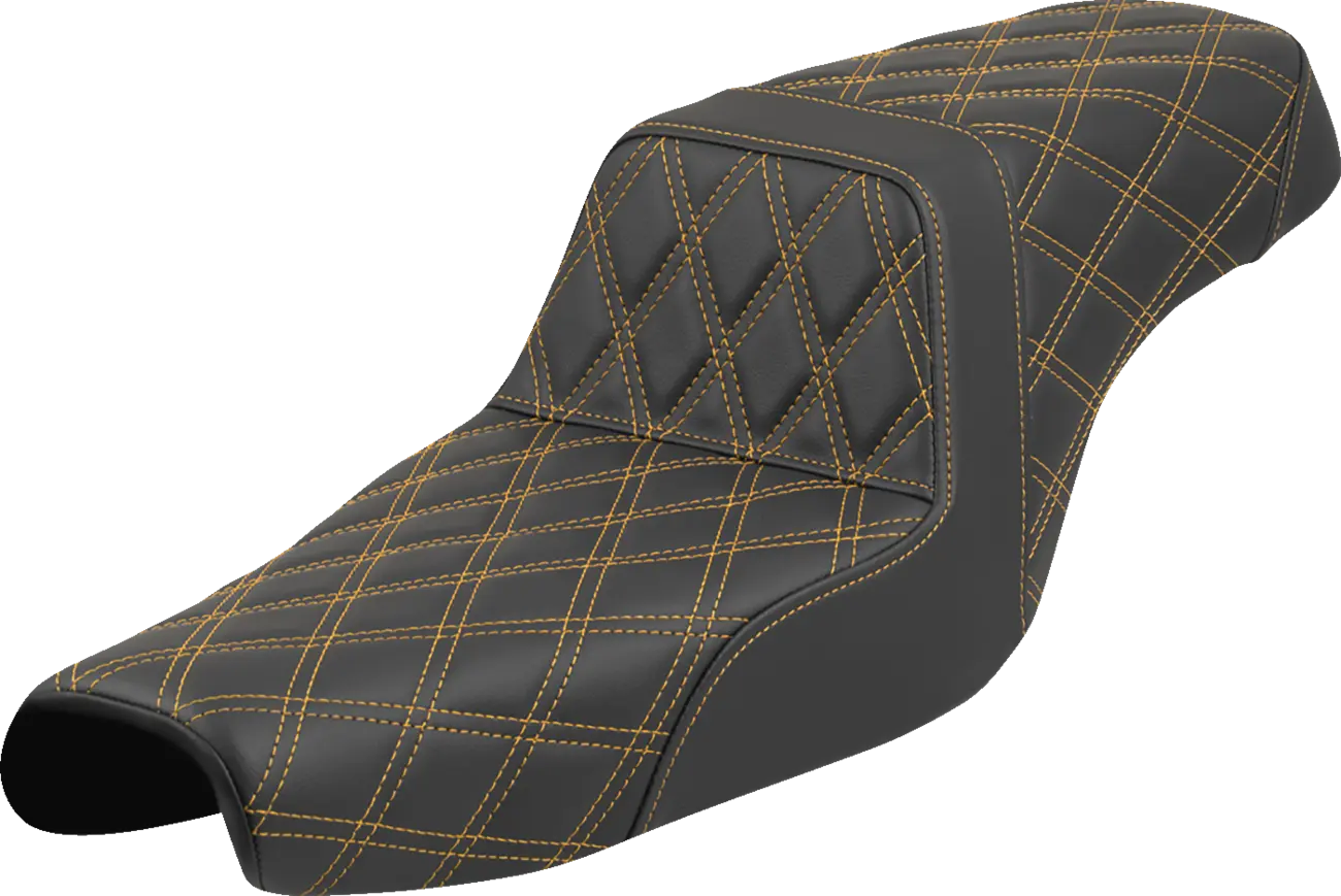 Saddlemen Lattice Stitch Step-up Seat - For Harley Davidson