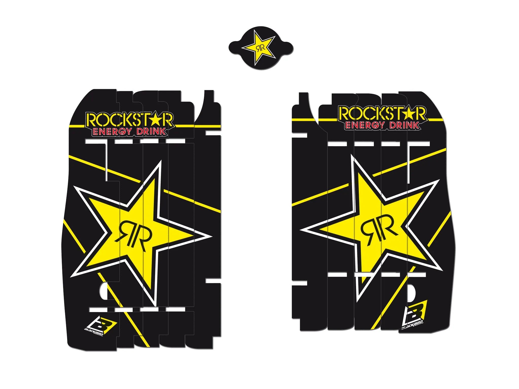 Blackbird Racing Rockstar Rad Louver Decals For Honda