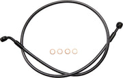 Magnum Shielding Braided Front Brake Line For Non-abs Models