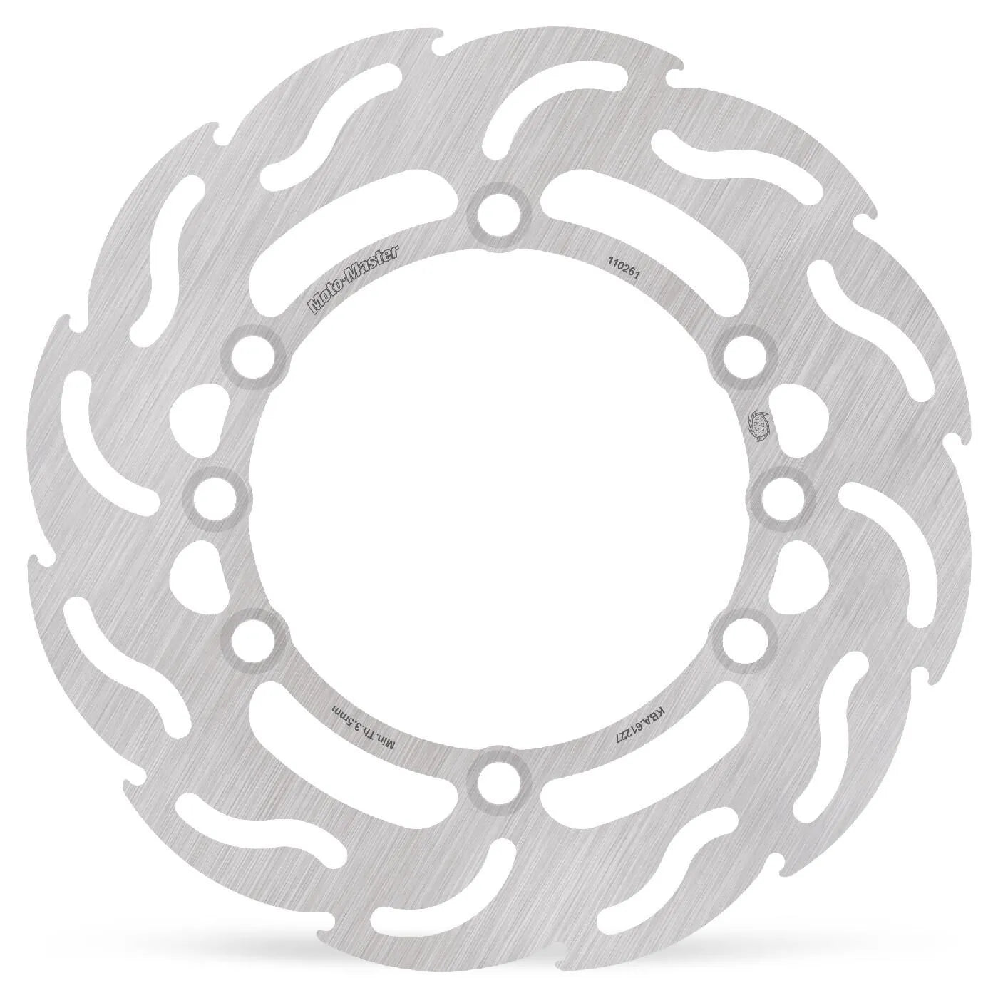 Moto-master Flame Series Fixed Brake Rotor - Rear
