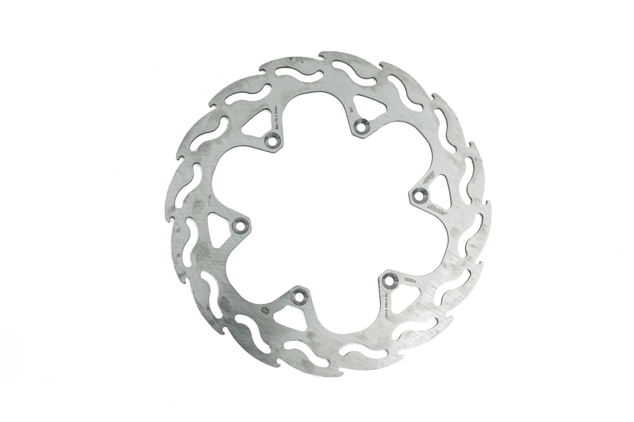 Moto-master Flame Series Fixed Brake Rotor - Rear