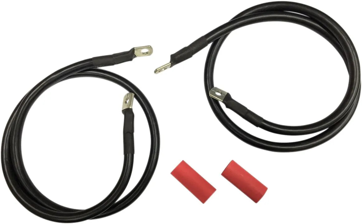 Drag Specialties Battery Cable Set for Motorcycles