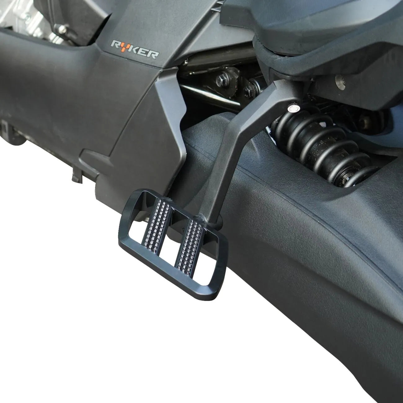 Show Chrome Combat Floorboards - Black Aluminum